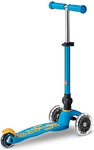 Trotineta Micro Mini Deluxe Foldable LED Ocean Blue