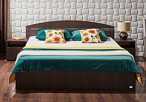 Pat Ambianta Inter 1.6 m Sonoma Inchis + Saltea Salt Confort Clasic 160x200