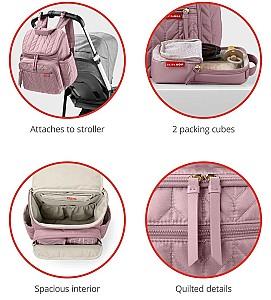 Genta pentru mamici Skip Hop Forma Mauve Mist