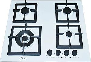 Plita pe gaz incorporabila Tornado SL 4G221 BIANCO TITANO