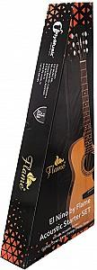 Chitara acustica Flame  El Nino Acoustic Black Set