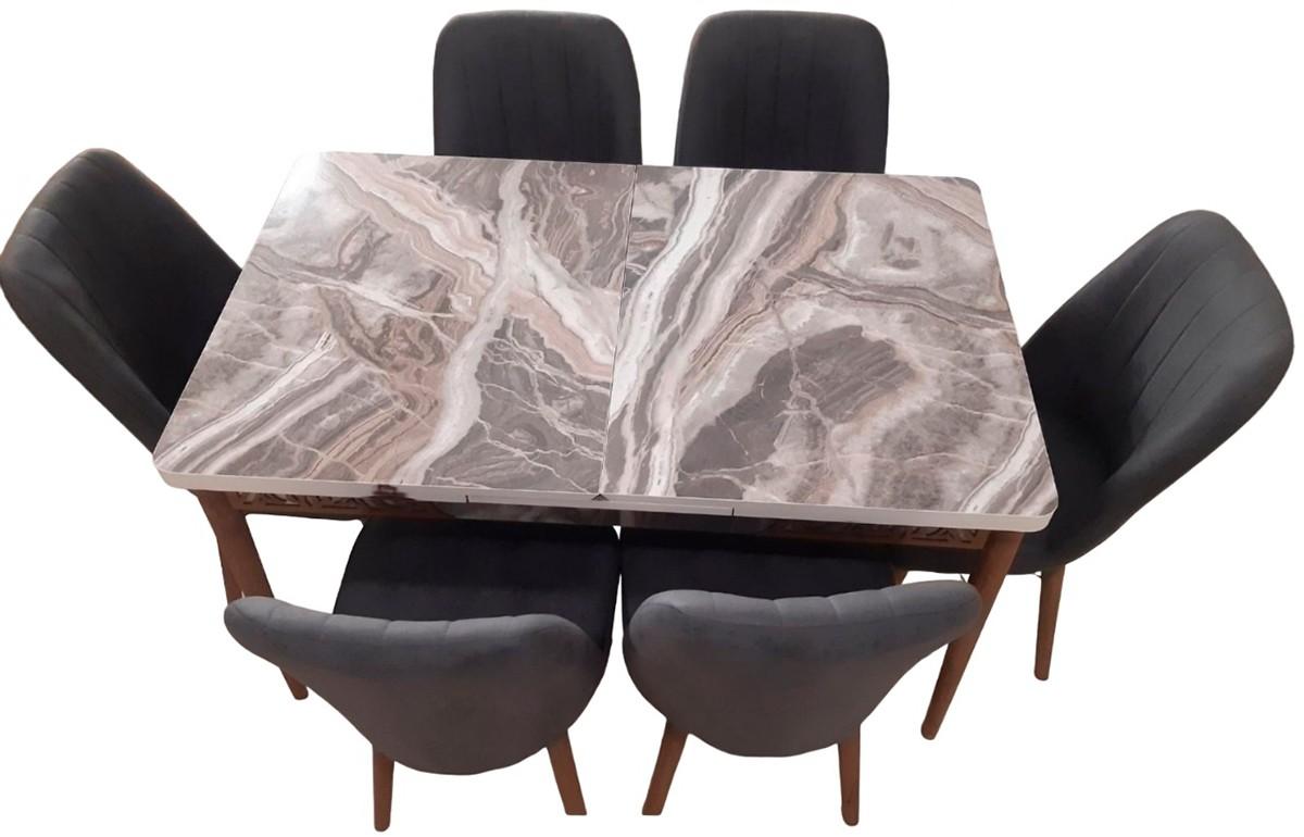 Set de masa si scaune Kelebek ES-401 (6 scaune)