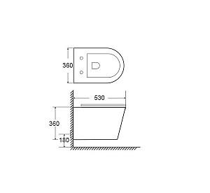 Vas WC Goxea GX-15013