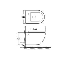 Vas WC Goxea GX-15007