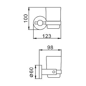 Suport pentru periute de dinti Frap F30106