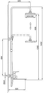 Set de duș Frap F2471-6