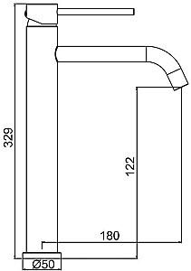 Baterie pentru lavoar Frap F10807-26