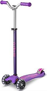 Trotineta Micro Maxi Deluxe Pro LED Purple Pink