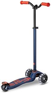 Trotineta Micro Maxi Deluxe Pro LED Navy Red