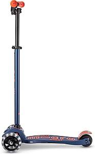 Trotineta Micro Maxi Deluxe Pro LED Navy Red