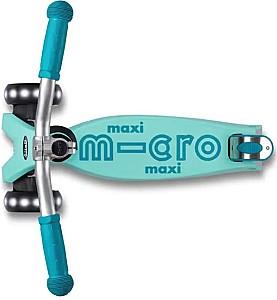 Trotineta Micro Maxi Deluxe Pro LED Vibrant Blue