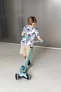 Trotineta Micro Maxi Deluxe Pro LED Vibrant Blue