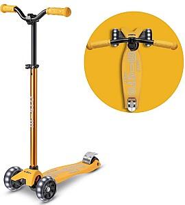 Trotineta Micro Maxi Deluxe Pro LED Sunburst Yellow