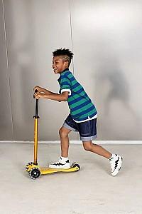 Trotineta Micro Maxi Deluxe Pro LED Sunburst Yellow