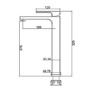 Baterie pentru lavoar Gappo G1017-92