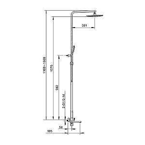 Set de duș Gappo G2417-3