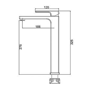 Baterie pentru lavoar Gappo G1017-32