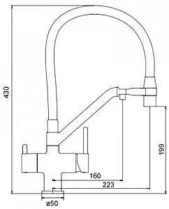 Robinet bucatarie Gappo G4398-80