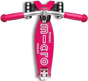 Trotineta Micro Maxi Deluxe Pro LED Pink