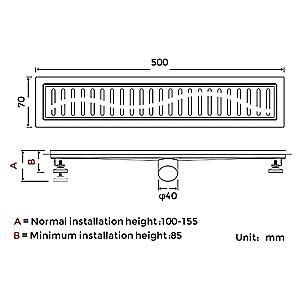 Rigola de dus Gappo G85007-39