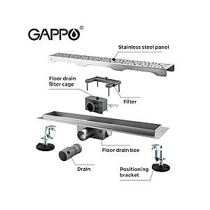 Rigola de dus Gappo G 85007-3 INOX