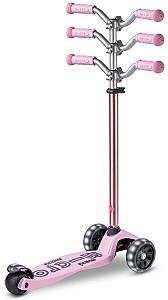 Trotineta Micro Maxi Deluxe Pro LED Rose