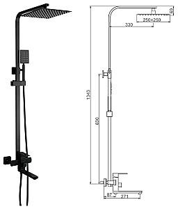 Set de duș Frap F24802-6
