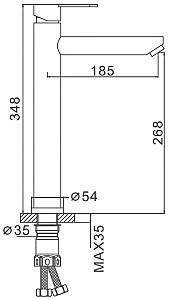 Robinet bucatarie Frap F10801-2