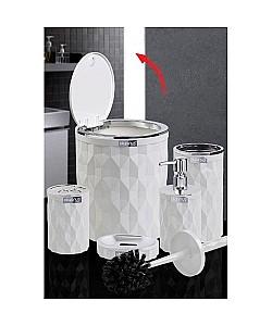 Accesoriu VLM Diamond 5buc. crom alb (322113)