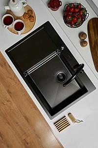 Chiuveta de bucatarie Fabiano Nano PVD Black 78x51mm R