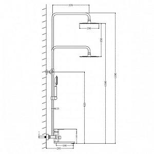 Baterie cada Frap F24805 Inox