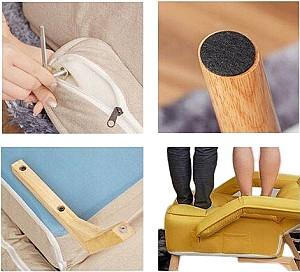 Fotoliu Ekspand S1408 Gri Deschis