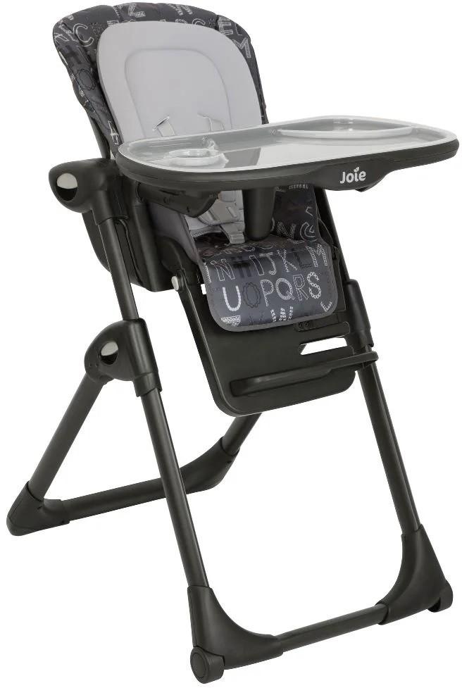 Scaun de masa simplu Joie Mimzy Recline ABC Charcoal