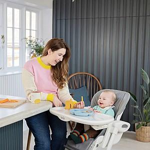 Scaun de masa simplu Joie Mimzy Recline Walnut Wood