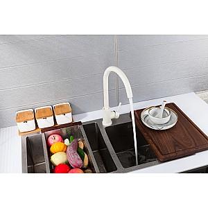 Robinet bucatarie Frap F40899-1  INOX  White