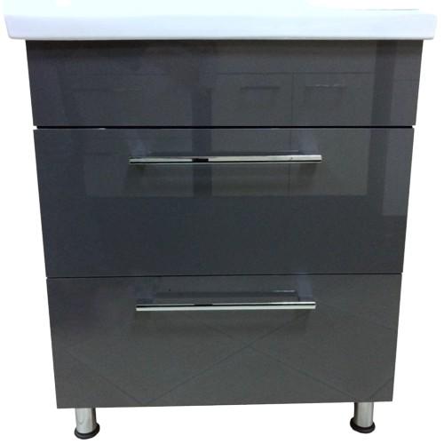 Dulap sub lavoar QUATTRO TAORMINA ANTHRACITE 70