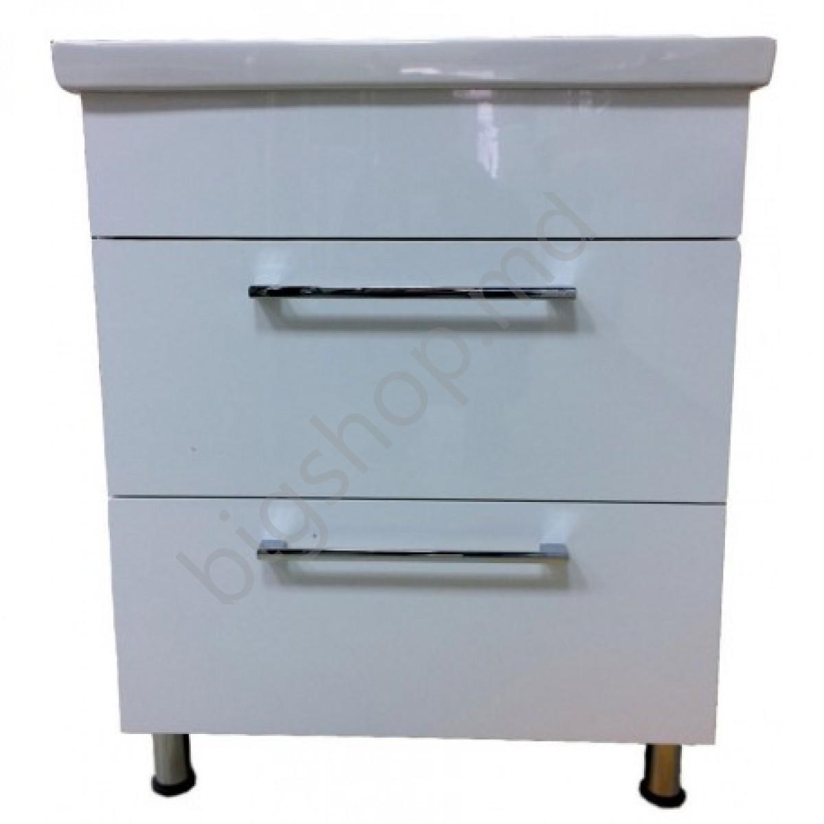 Dulap sub lavoar QUATTRO TAORMINA WHITE 70