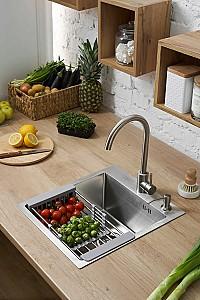 Chiuveta de bucatarie Fabiano Satin 43x50mm