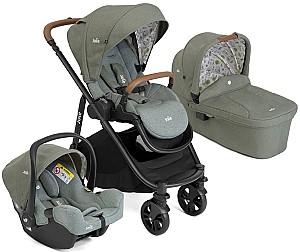 Carucior 3 in 1 Joie Versatrax E Dark Green