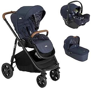 Carucior 3 in 1 Joie Versatrax E Navy Blazer