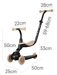 Trotineta QPlay Sema Evo Coral Pink