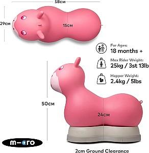 Tolocar Micro Ride-On Micro Air Hopper II Pink