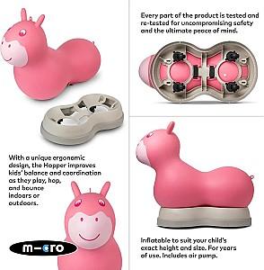 Tolocar Micro Ride-On Micro Air Hopper II Pink