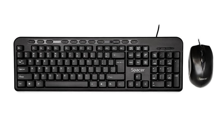 Set tastatura + Mouse Spacer SPDS-1691 Negru