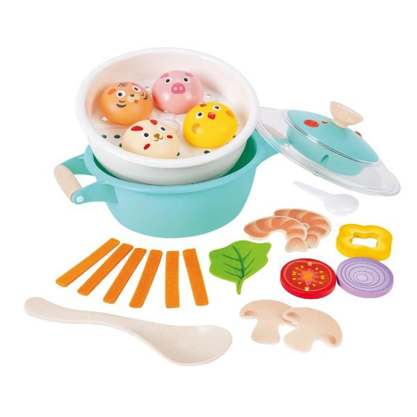 Set de bucatarie pentru papusi Hape Set de Gătit cu Vapori «Little Chef» Plus