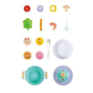Set de bucatarie pentru papusi Hape Set de Gătit cu Vapori «Little Chef» Plus
