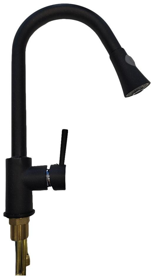 Robinet bucatarie Backer DARU Granit Black