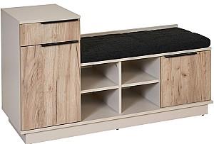 Antreu Modern Visit Cașmir (Bej)/Stejar Craft  Gri (Bej)