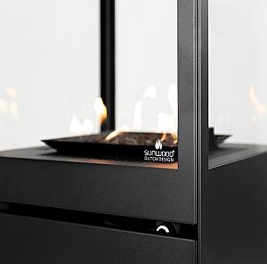 Incalzitor pe gaz Sunwood Marino Original Matte Black