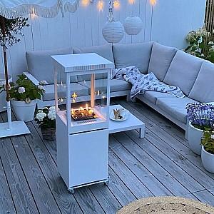 Incalzitor pe gaz Sunwood Marino Original Matte White